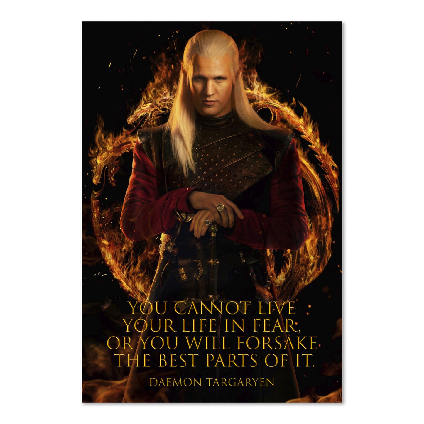 Daemon Targaryen: House of the Dragon Movie Poster | Official Art