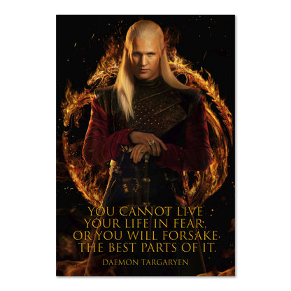 Daemon Targaryen: House of the Dragon Movie Poster | Official Art