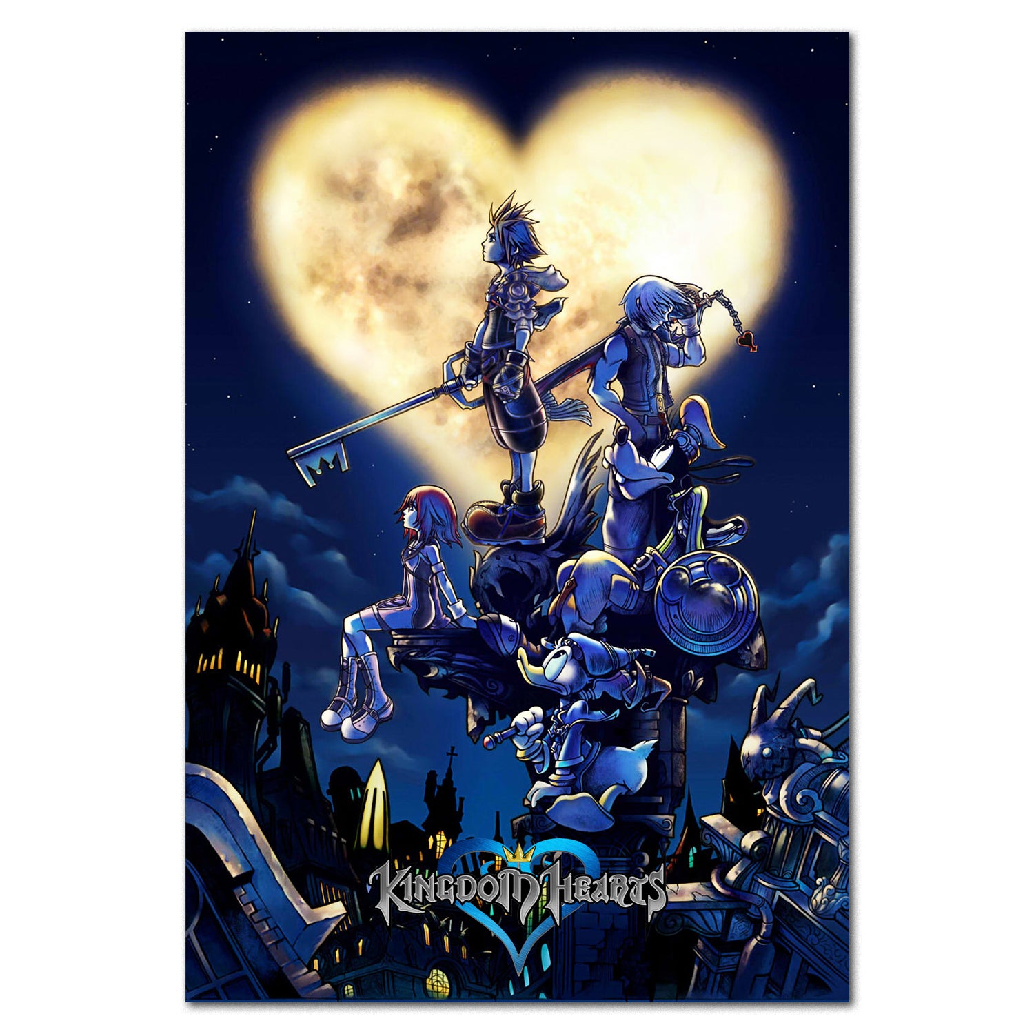 Kingdom Hearts Official Promotion Art poster print