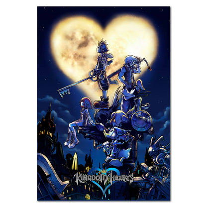 Kingdom Hearts Official Promotion Art poster print