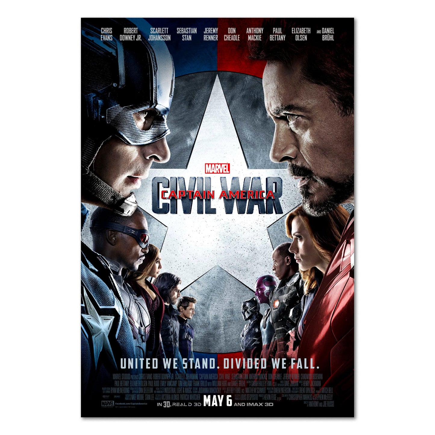 Captain America Civil War Movie Poster | Official Art 01