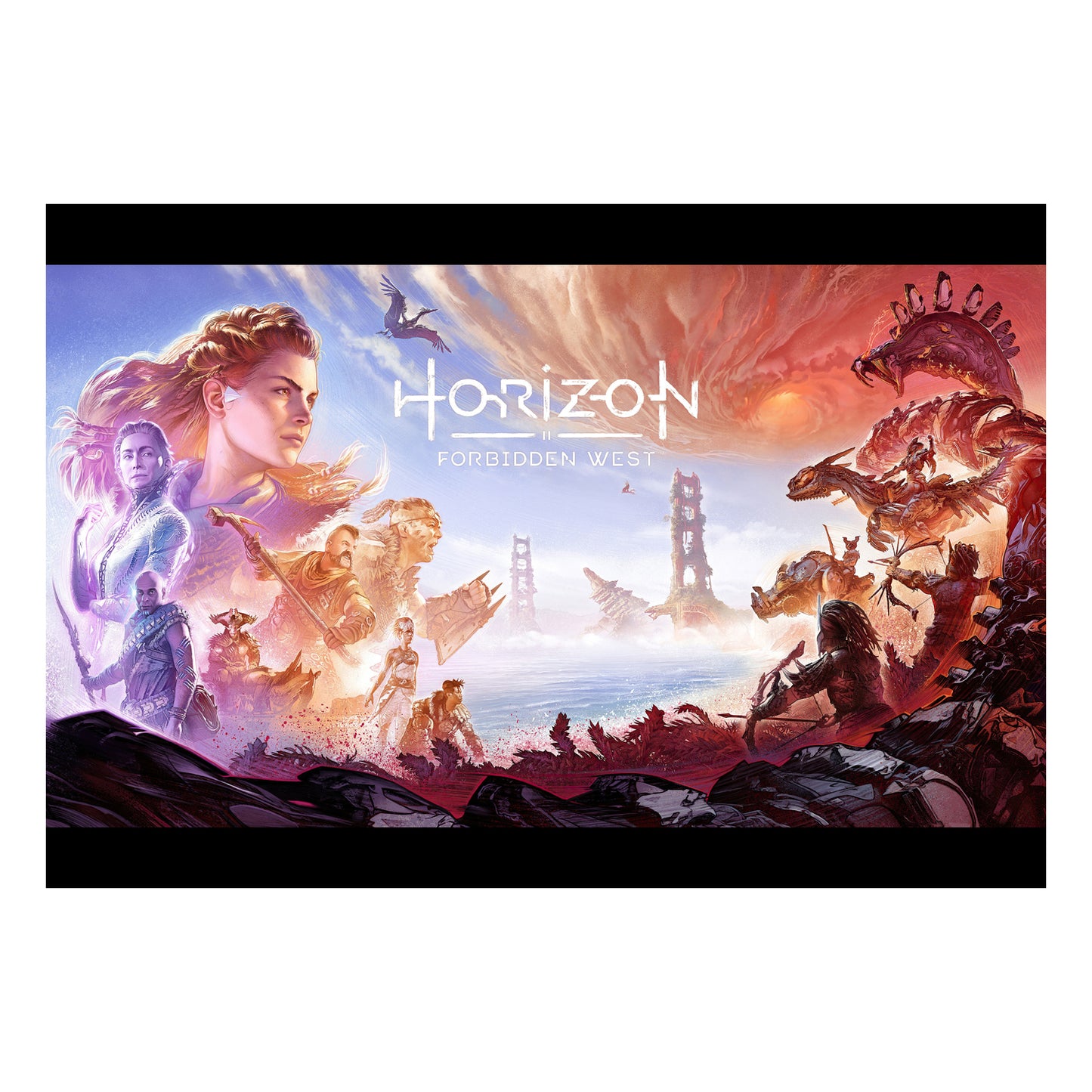 Horizon Forbidden West Key Art 02 poster print