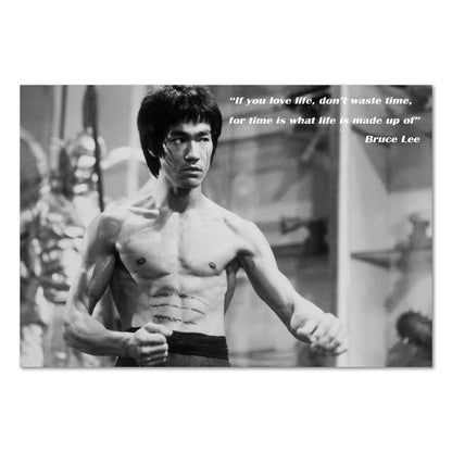 Bruce Lee Motivational Poster | Inspirational Art 01