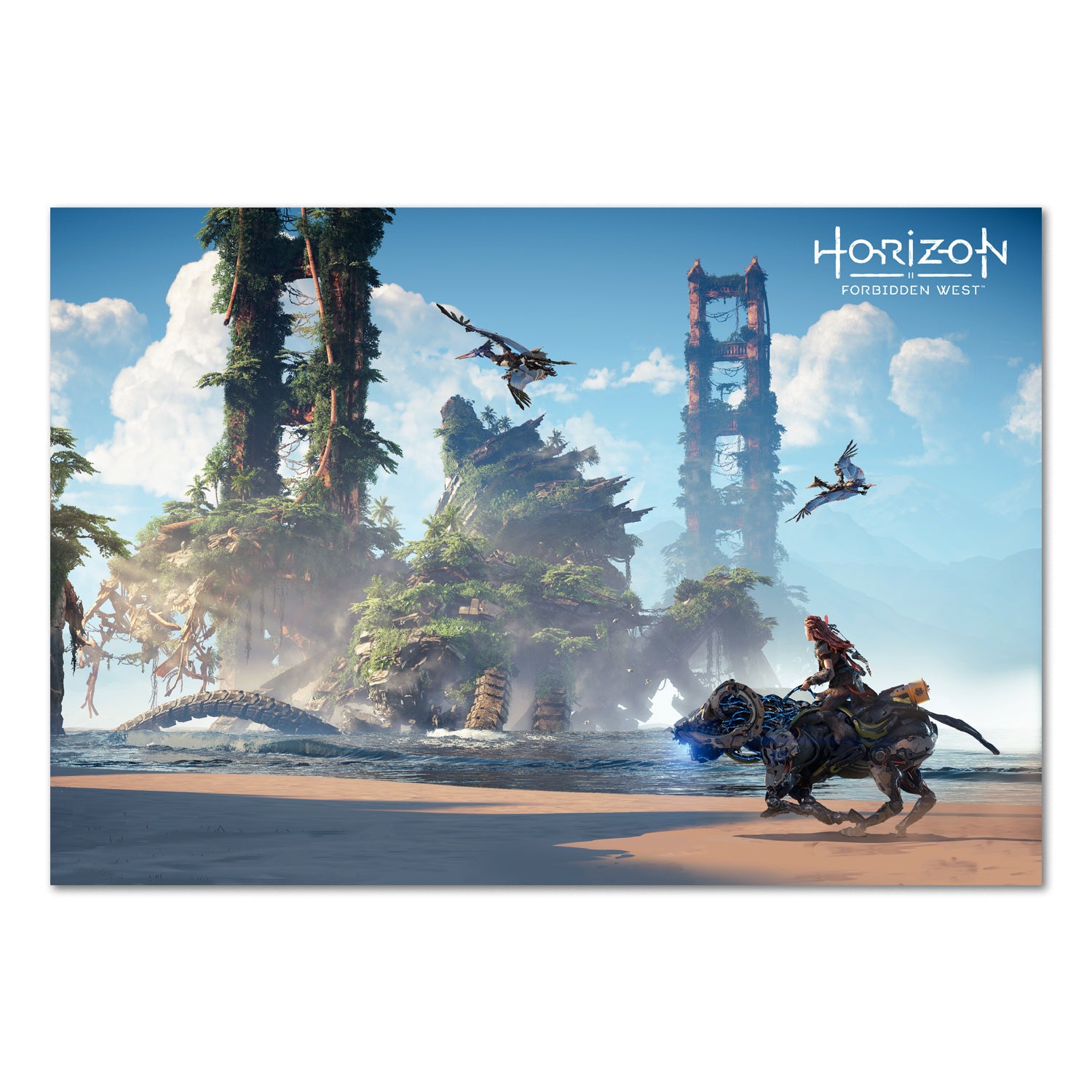 Horizon Forbidden West Key Art 01 poster print