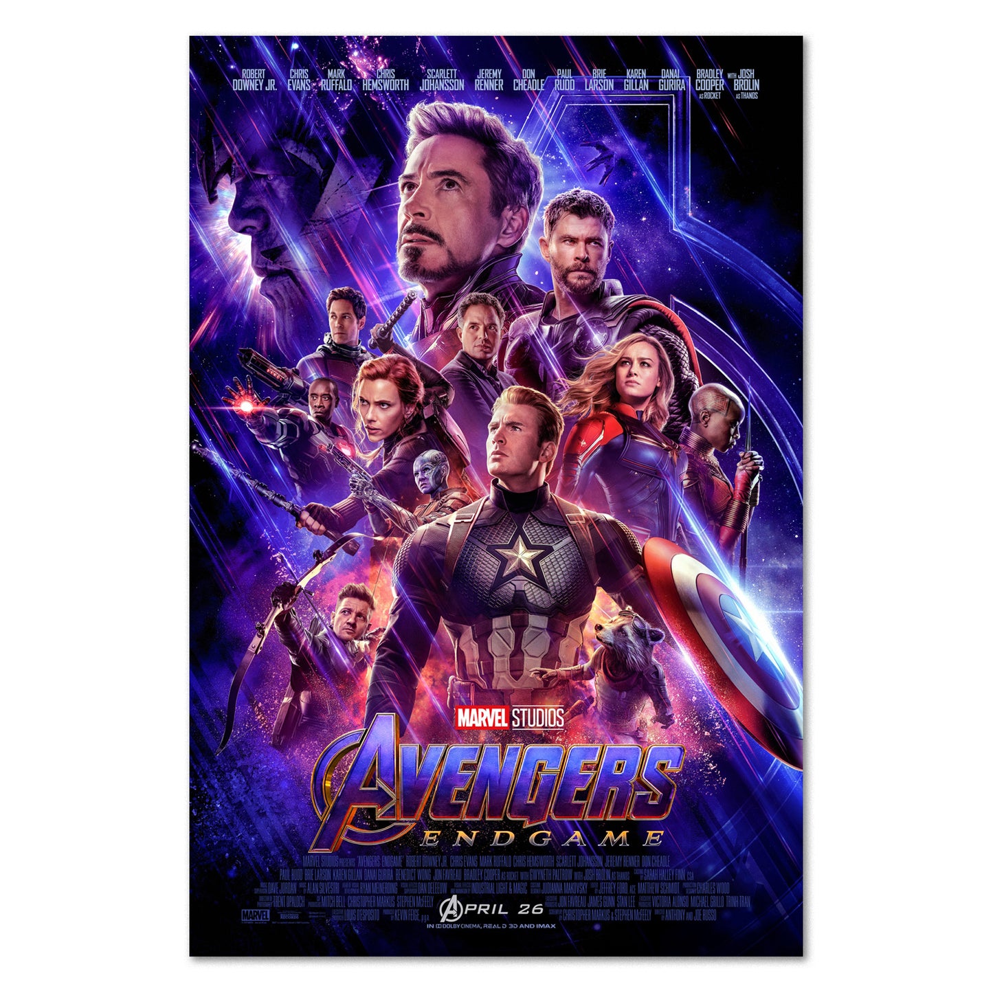 Avengers End Game Movie Poster | Official Art