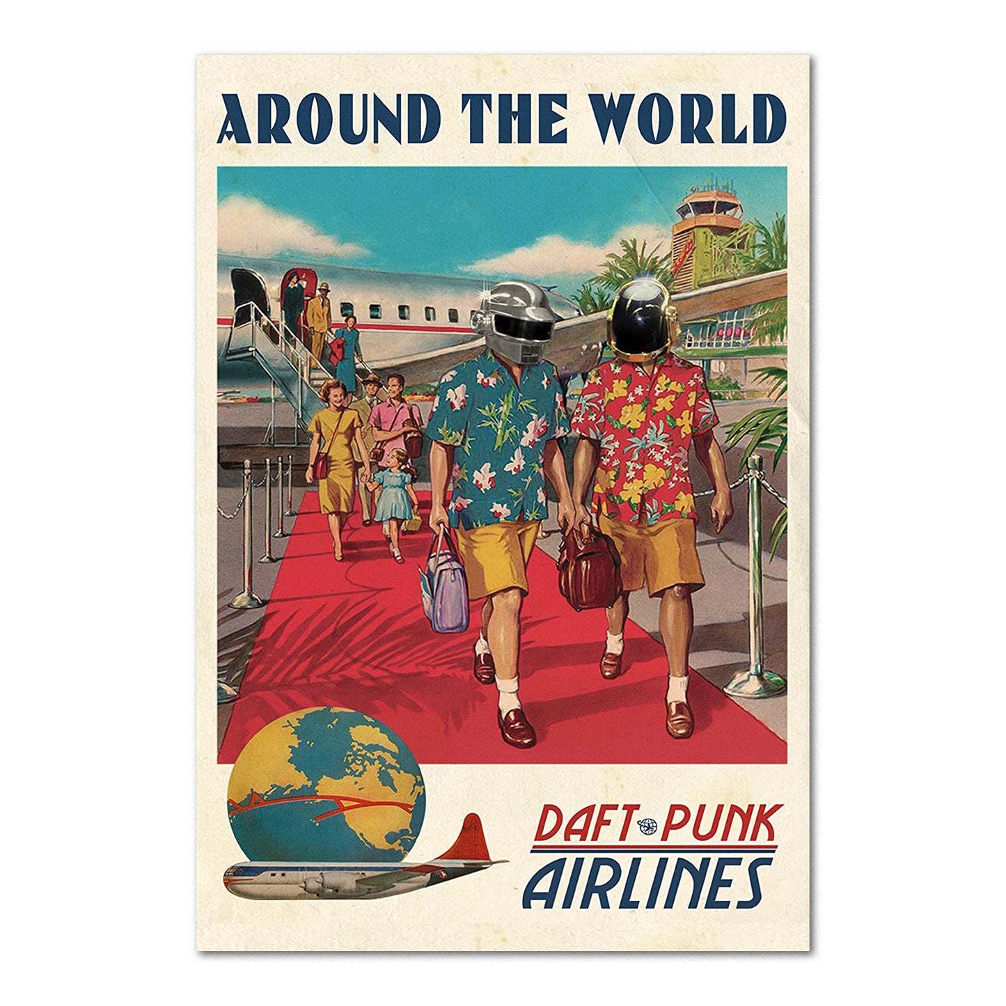 Daft Punk Around the World Poster | Official Art