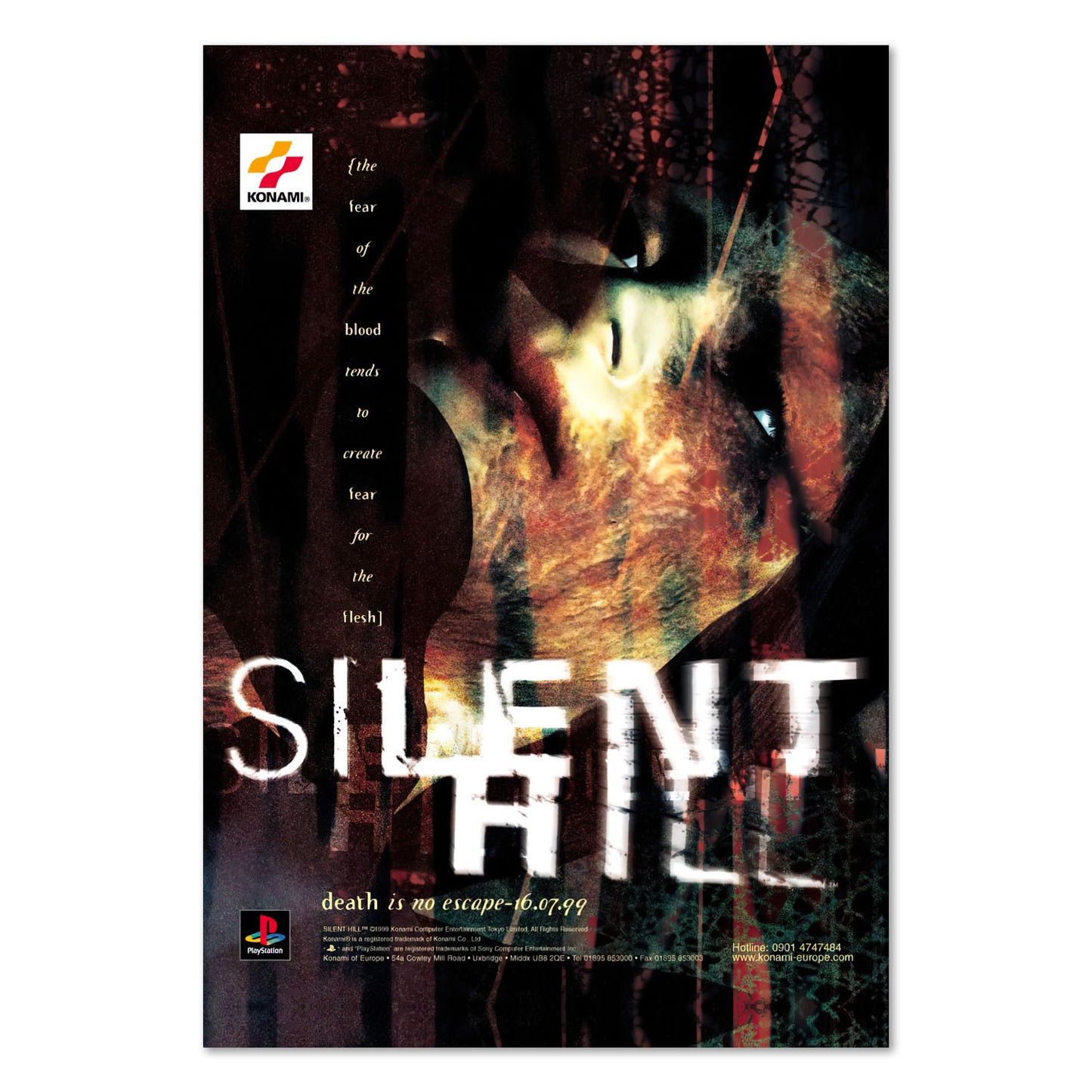 Silent Hill Key Art poster print