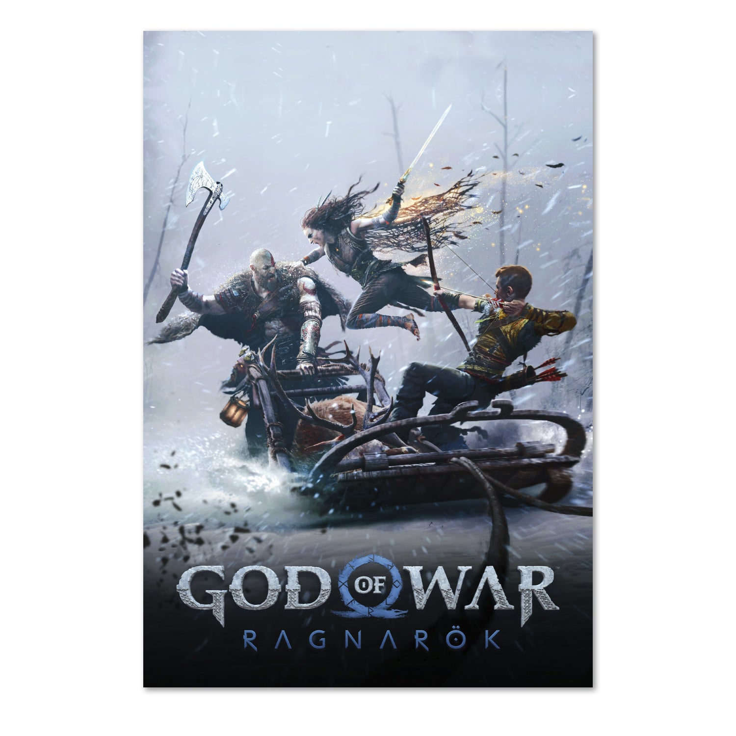 God of War Ragnarok Key Art 01 poster print