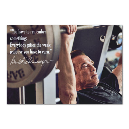 Arnold Schwarzenegger Motivational Poster 01