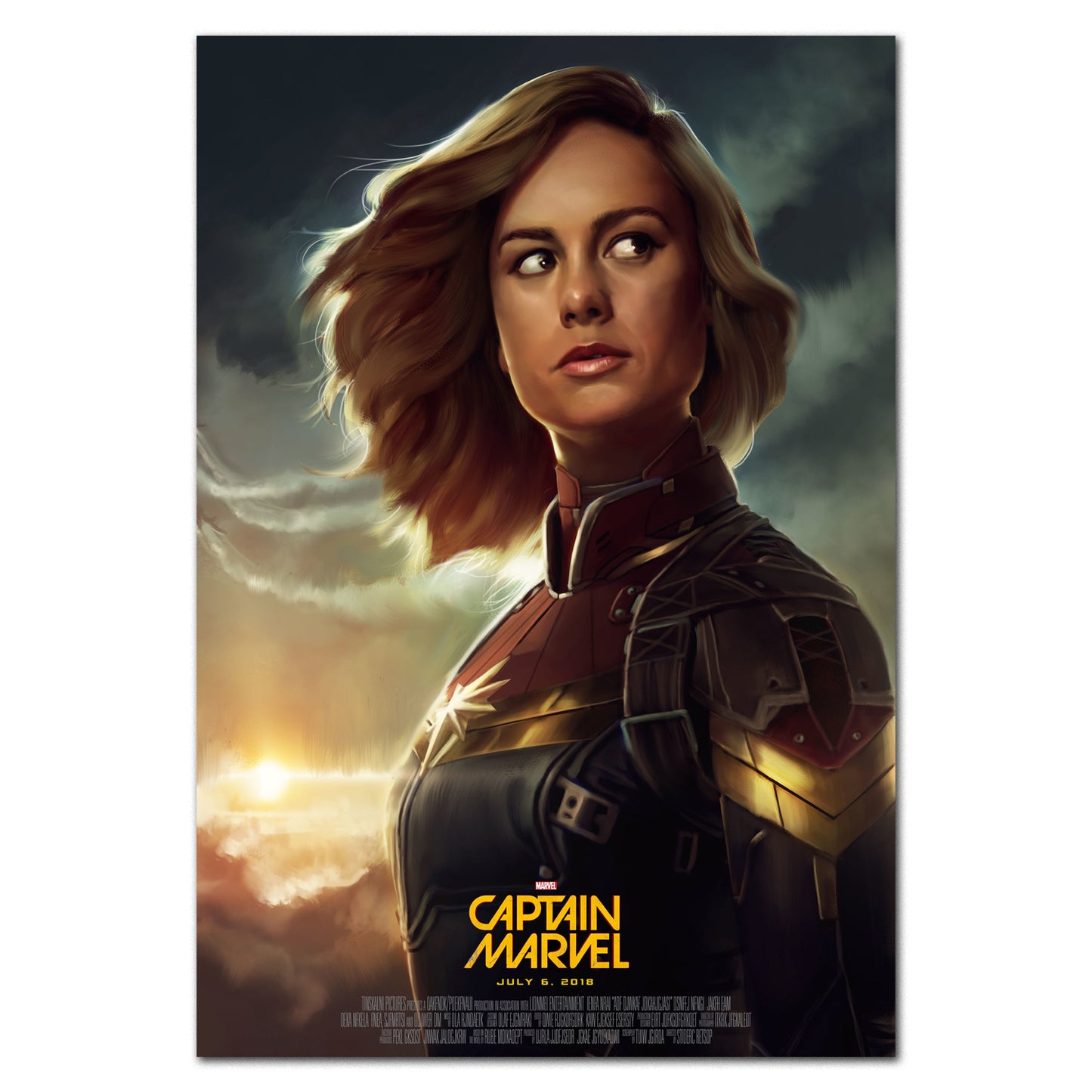 Captain Marvel Movie Poster | Official Art