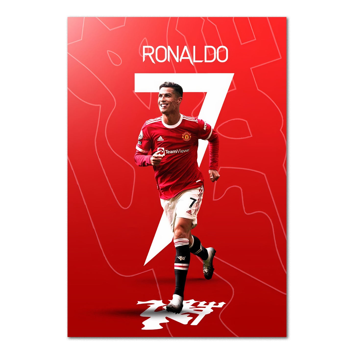 Cristiano Ronaldo Poster CR7 Motivational Print | Official Art