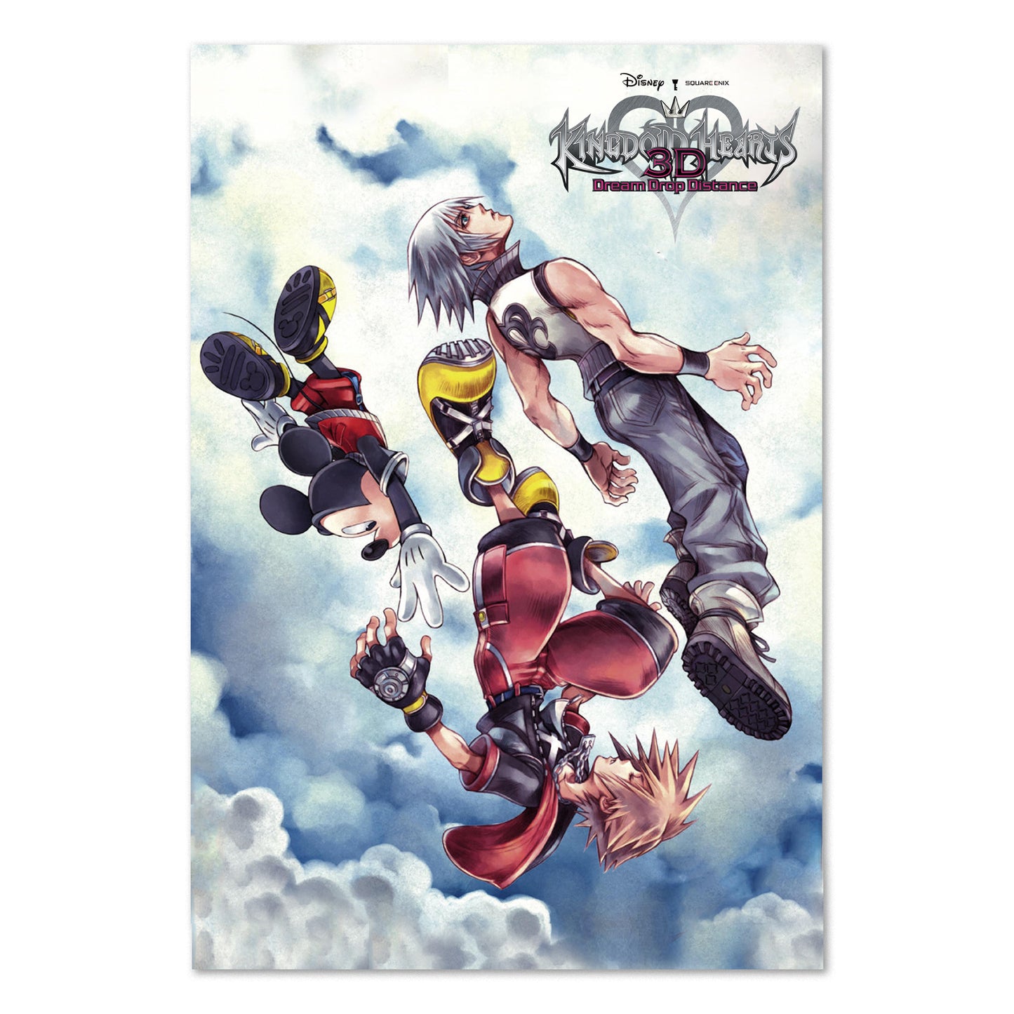 Kingdom Hearts Dream Drop Distance Key Art poster print