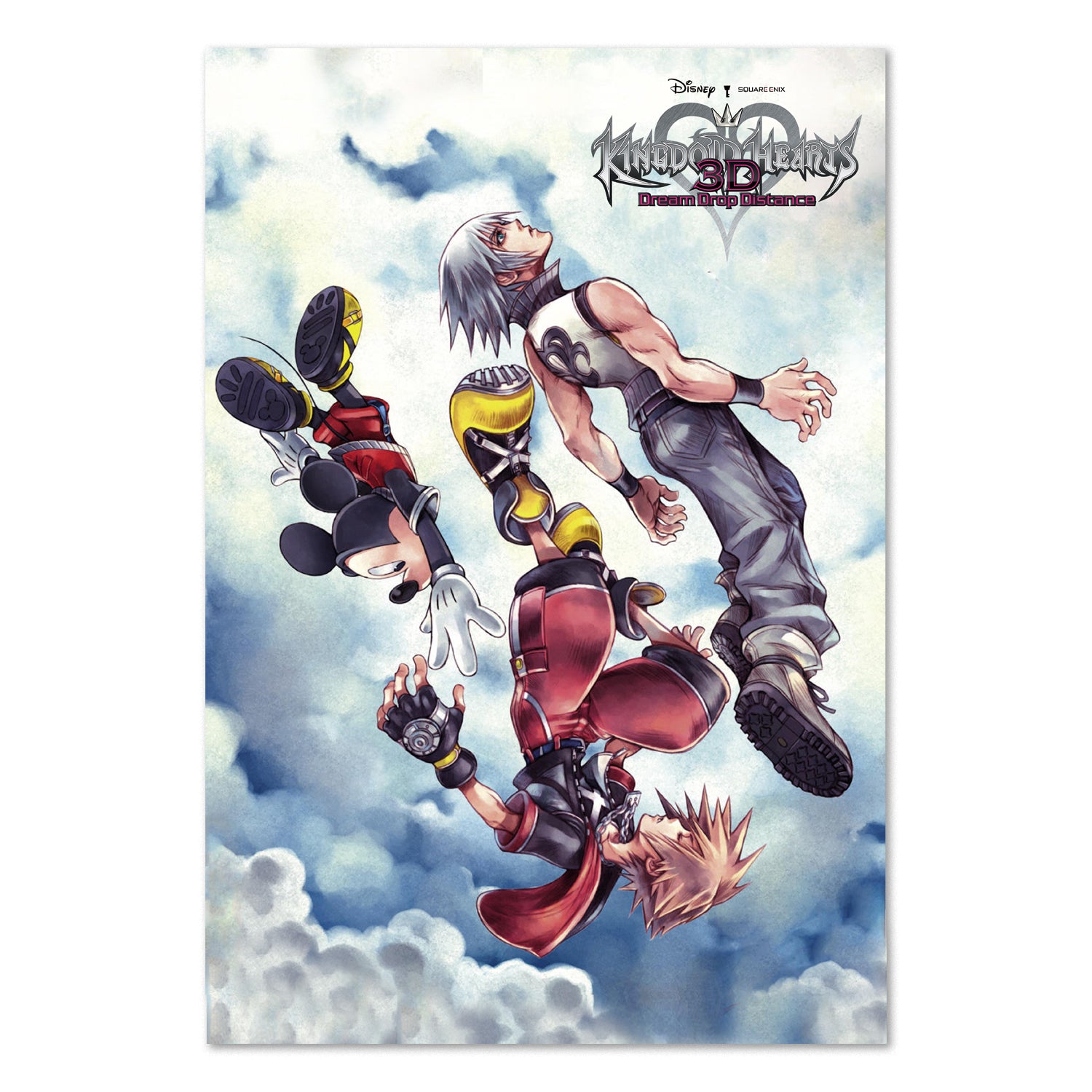 Kingdom Hearts Dream Drop Distance Key Art poster print