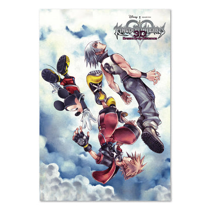 Kingdom Hearts Dream Drop Distance Key Art poster print