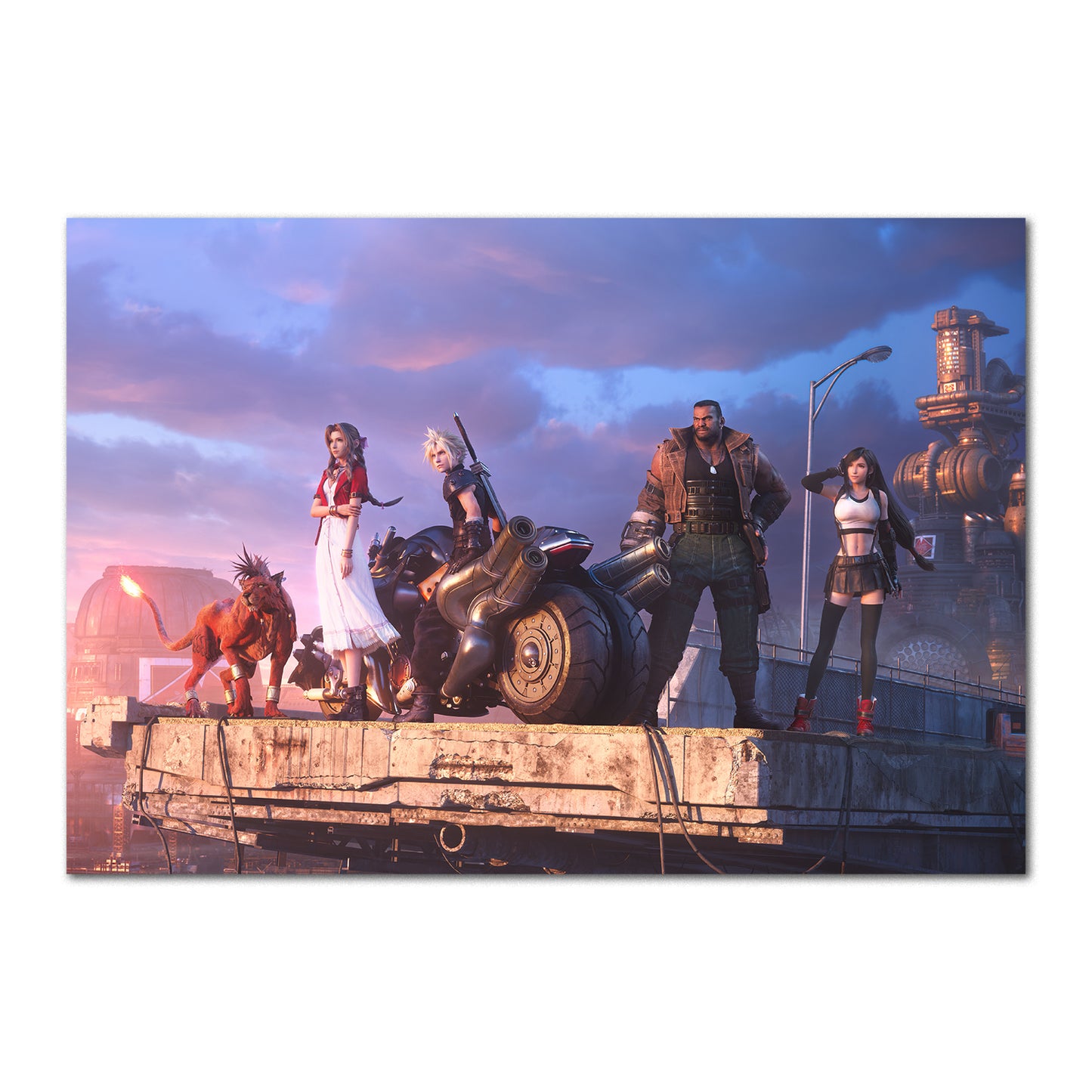 Final Fantasy VII (7) Remake Leaving Midgar Key Art