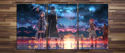 Sword Art Online Key Art poster set of 3 print