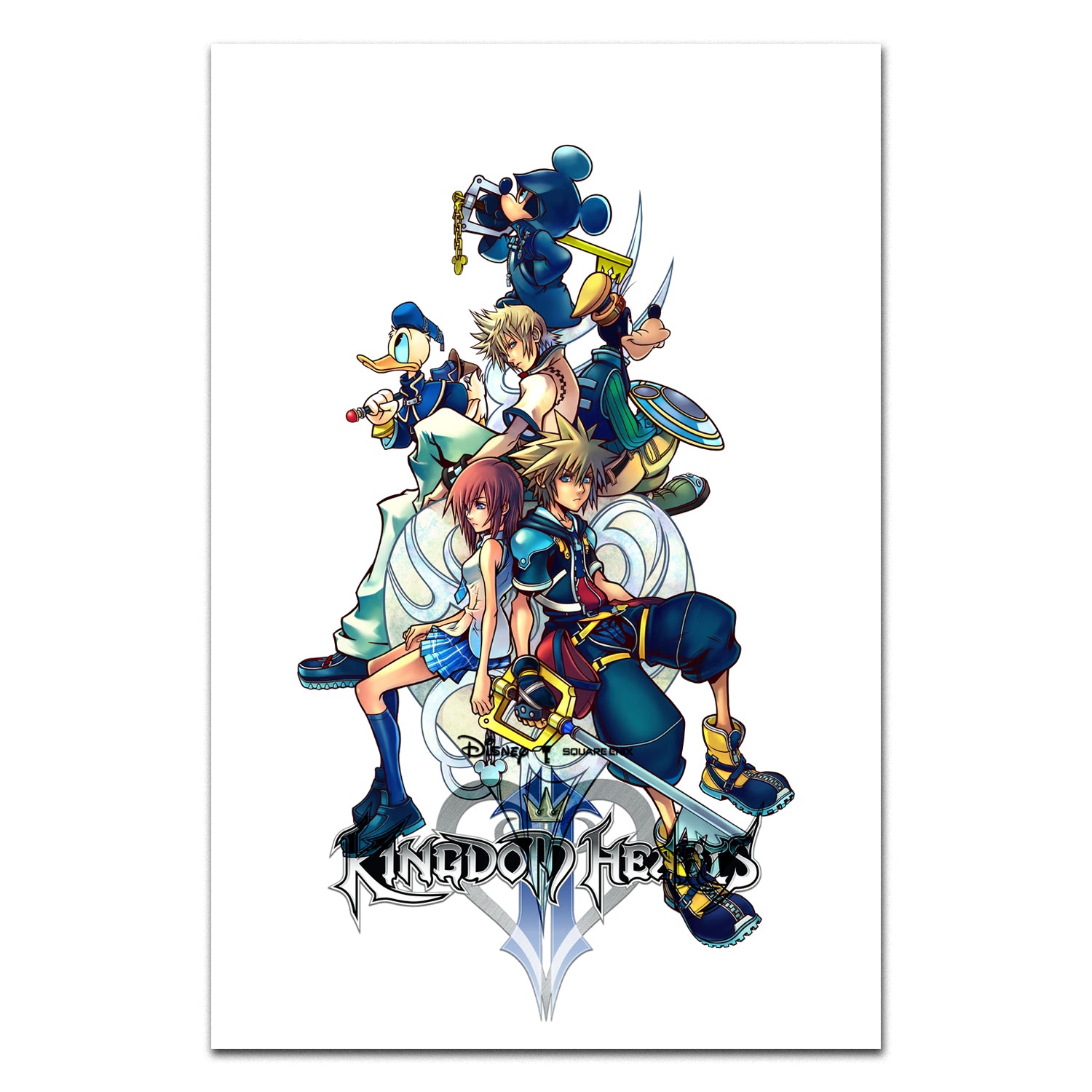 Kingdom Hearts II Key Art poster print