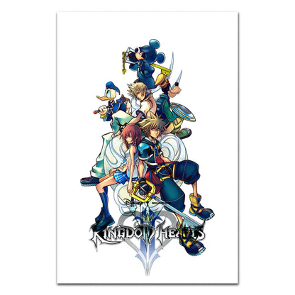 Kingdom Hearts II Key Art poster print