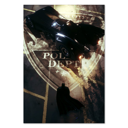 Batman Arkham Knight Game Poster | The Bat Mobile Official Art