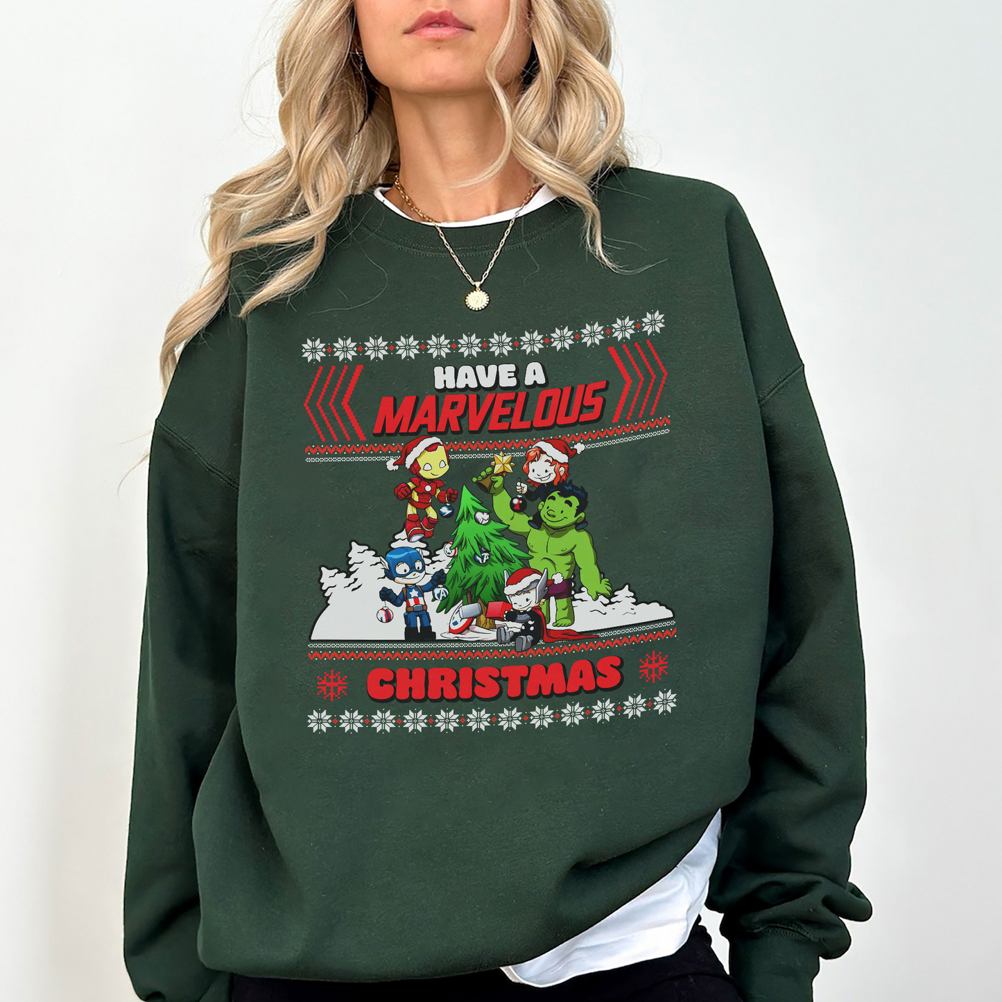 Christmas Is Among Us Sweatshirt | Funny Gamer Ugly Christmas Sweater | Holiday Gift for Gamers & Crewmates | Unisex Cozy Pullover