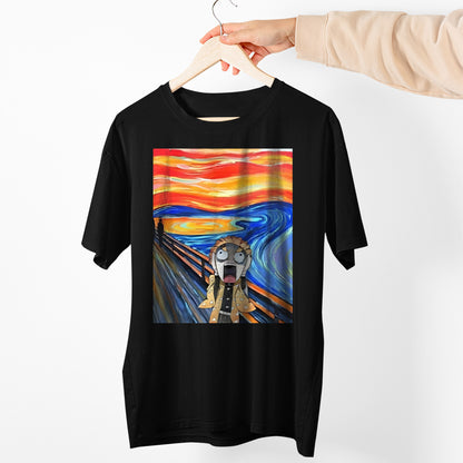 Zenitsu Screaming Edvard Munch Inspired | Demon Slayer: Kimetsu no Yaiba Premium Unisex T-Shirt