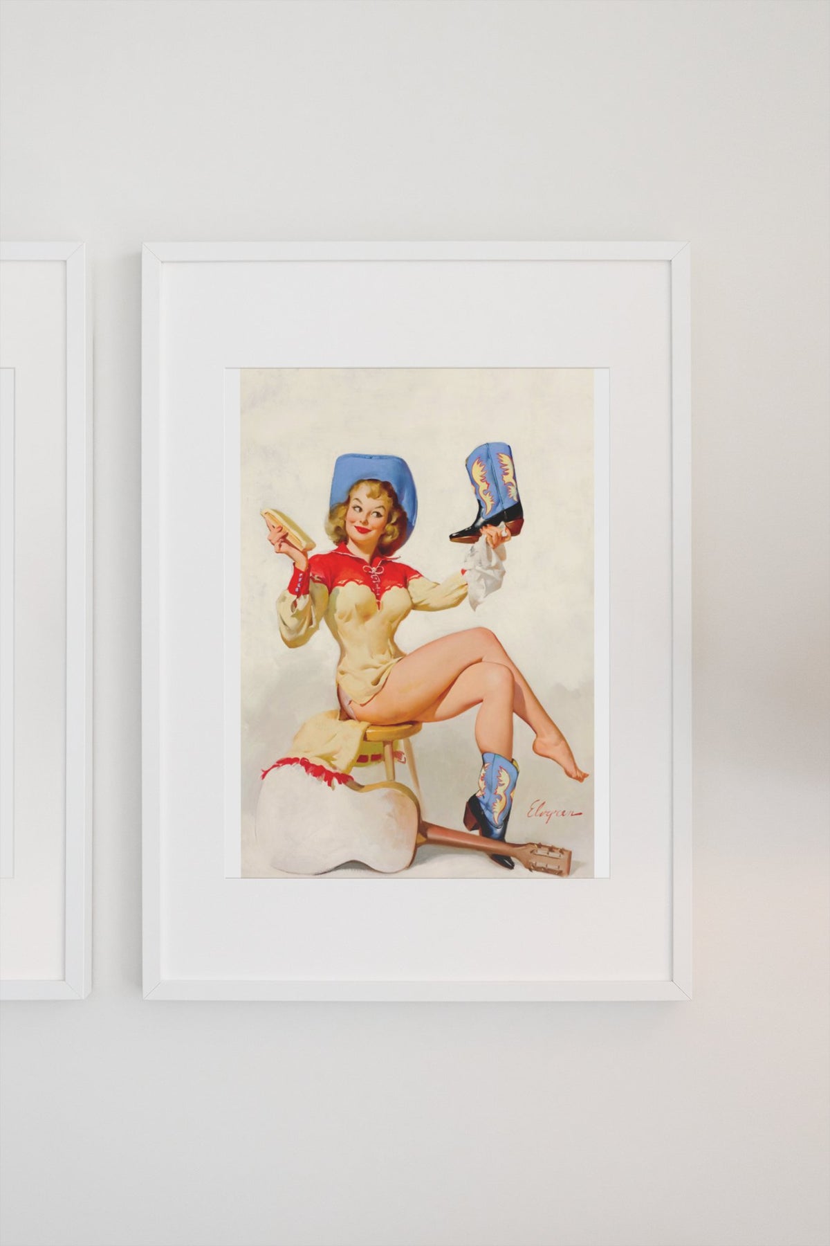 A Polished Performance by Gil Elvgren, pin-up poster — gallery wall