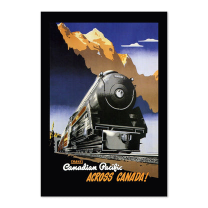 Across Canada Canadian Pacific poster print