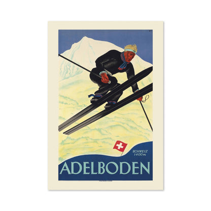 Adelboden Switzerland poster print