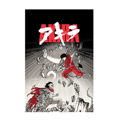 Akira (1988) Movie Psychedelic Illustrated Art poster print
