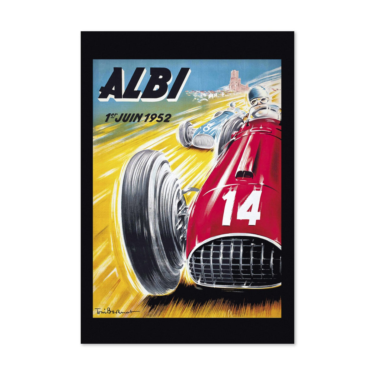 Albi Grand Prix 1952 poster print