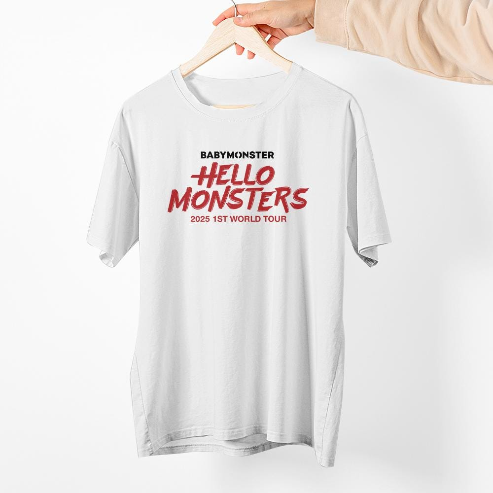 Kpop Babymonster Hello Monster World Tour Shirt, Babymonster Shirt