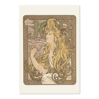 Alphonse Mucha JOB cigarette paper poster print