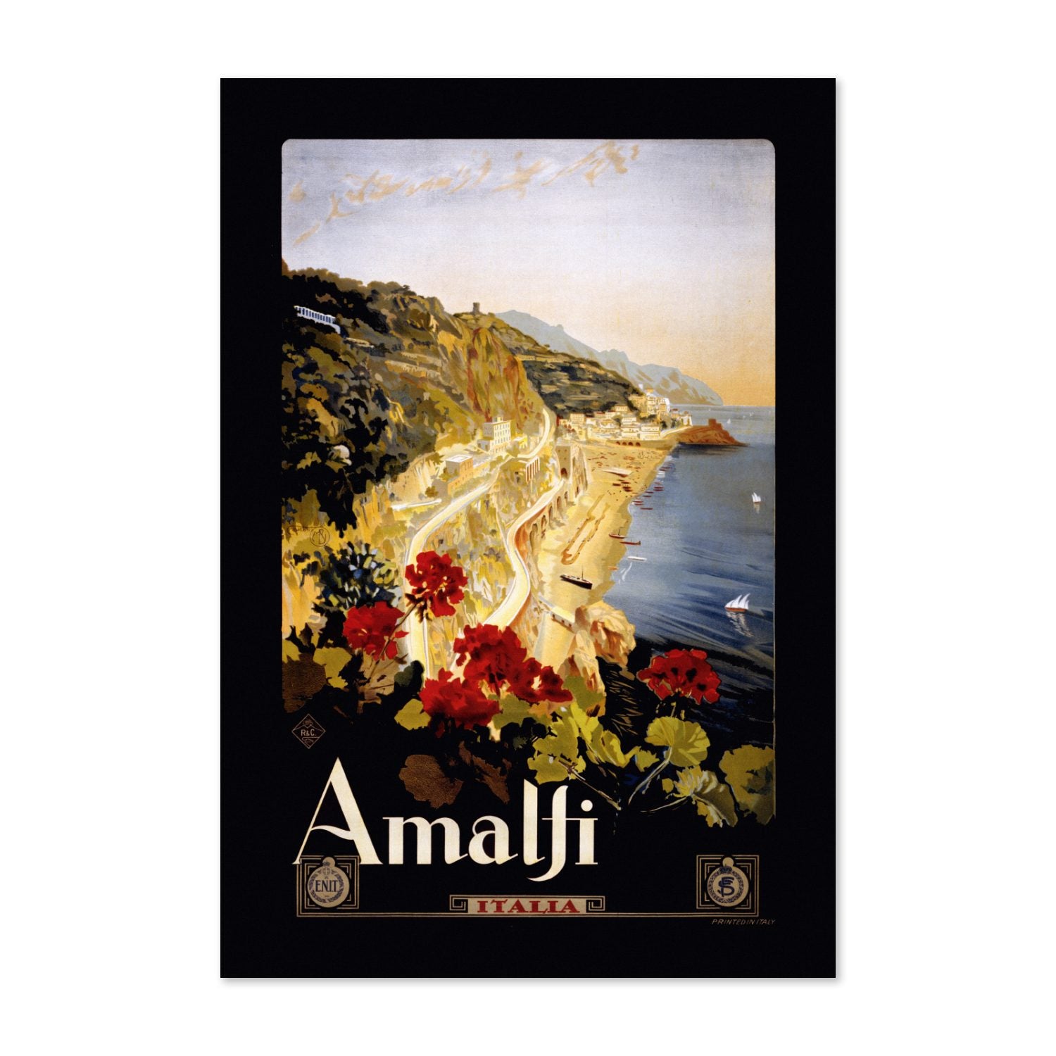 Amalfi Italy poster print