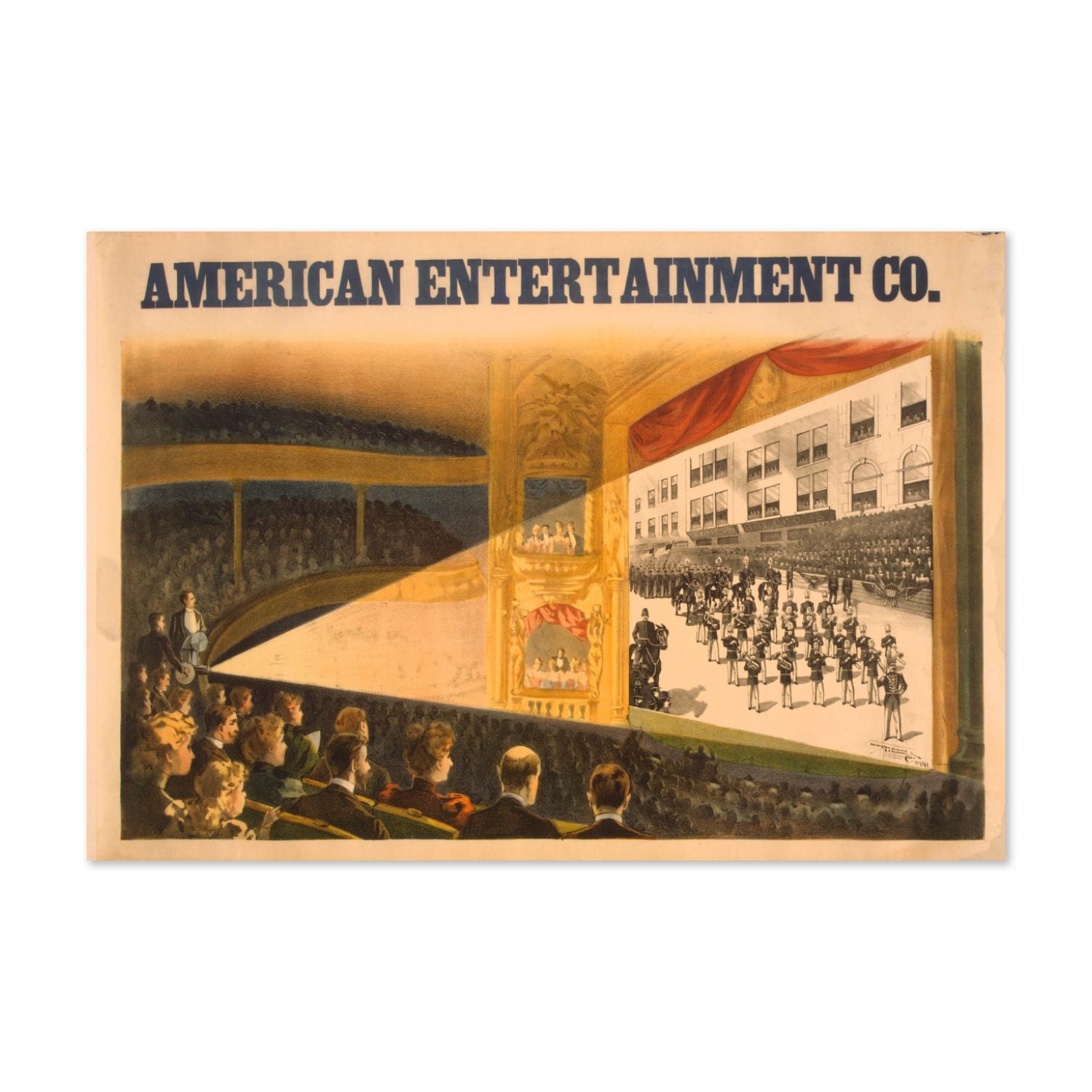 American Entertainment Co Moving Pictures poster print