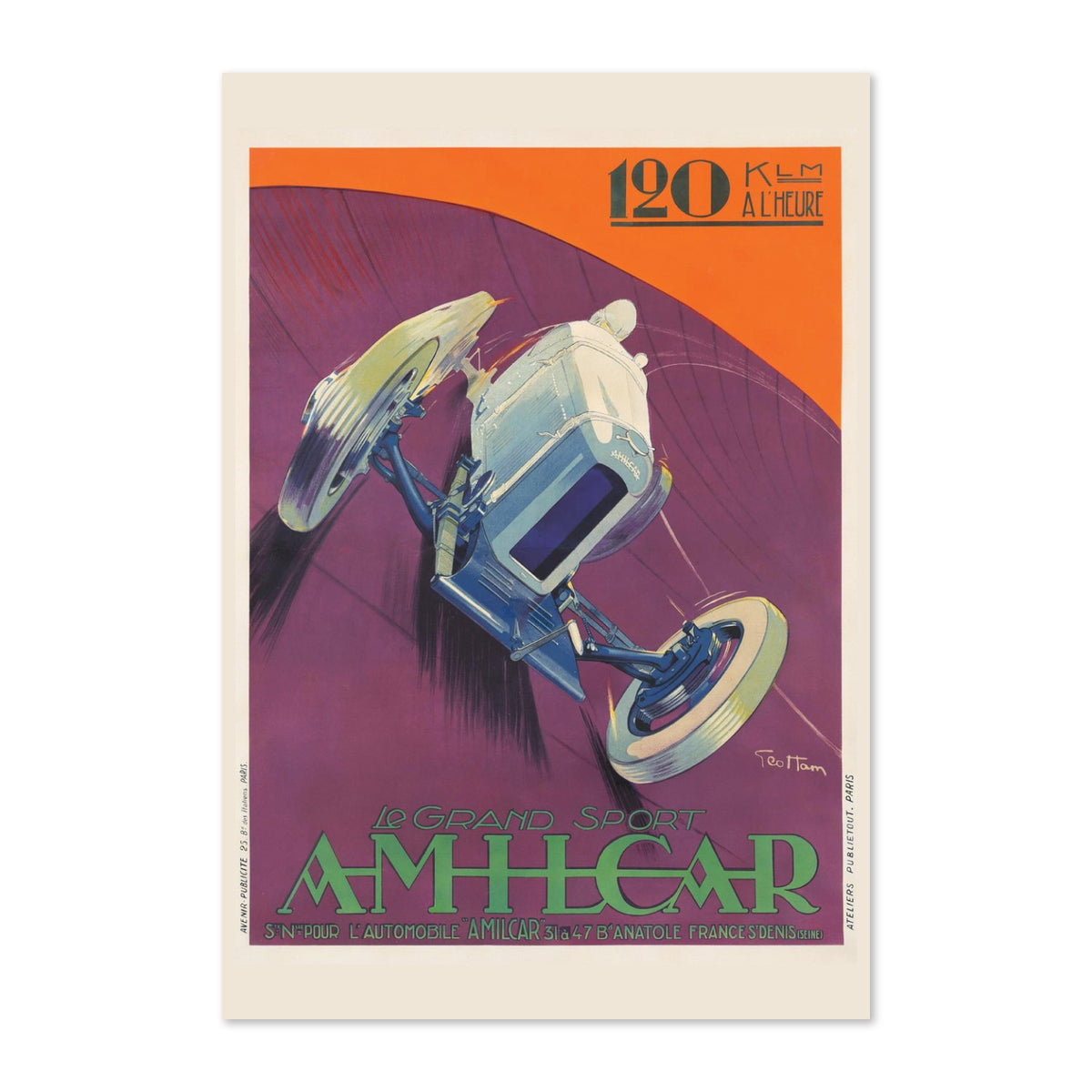 Amilcar Grand Sport poster print