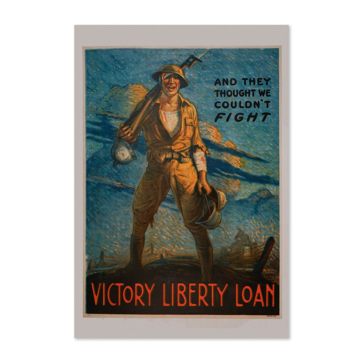 And They Thought We Couldnt Fight poster print