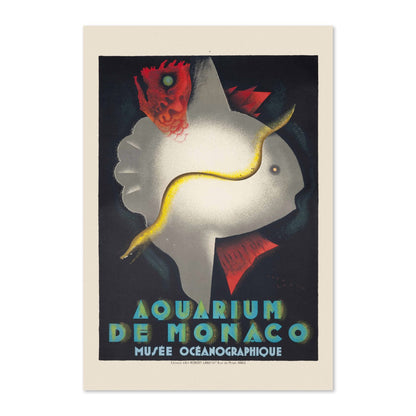 Aquarium de Monaco poster print