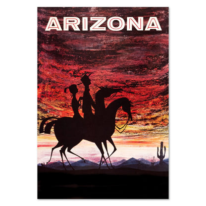 Arizona Desert Sunset poster print