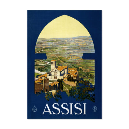 Assisi poster print