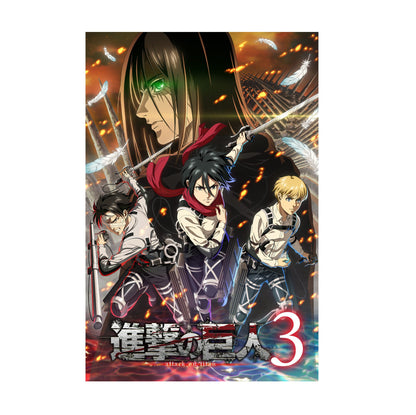 Attack on Titan Season 3 Key Visual Art poster print