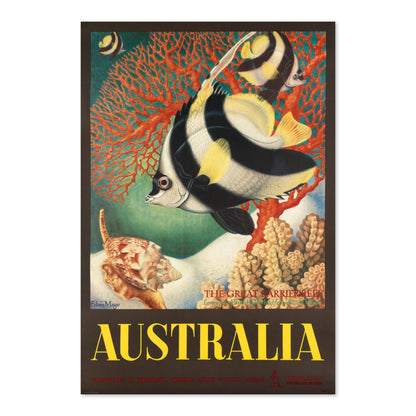 Australia Great Barrier Reef poster print