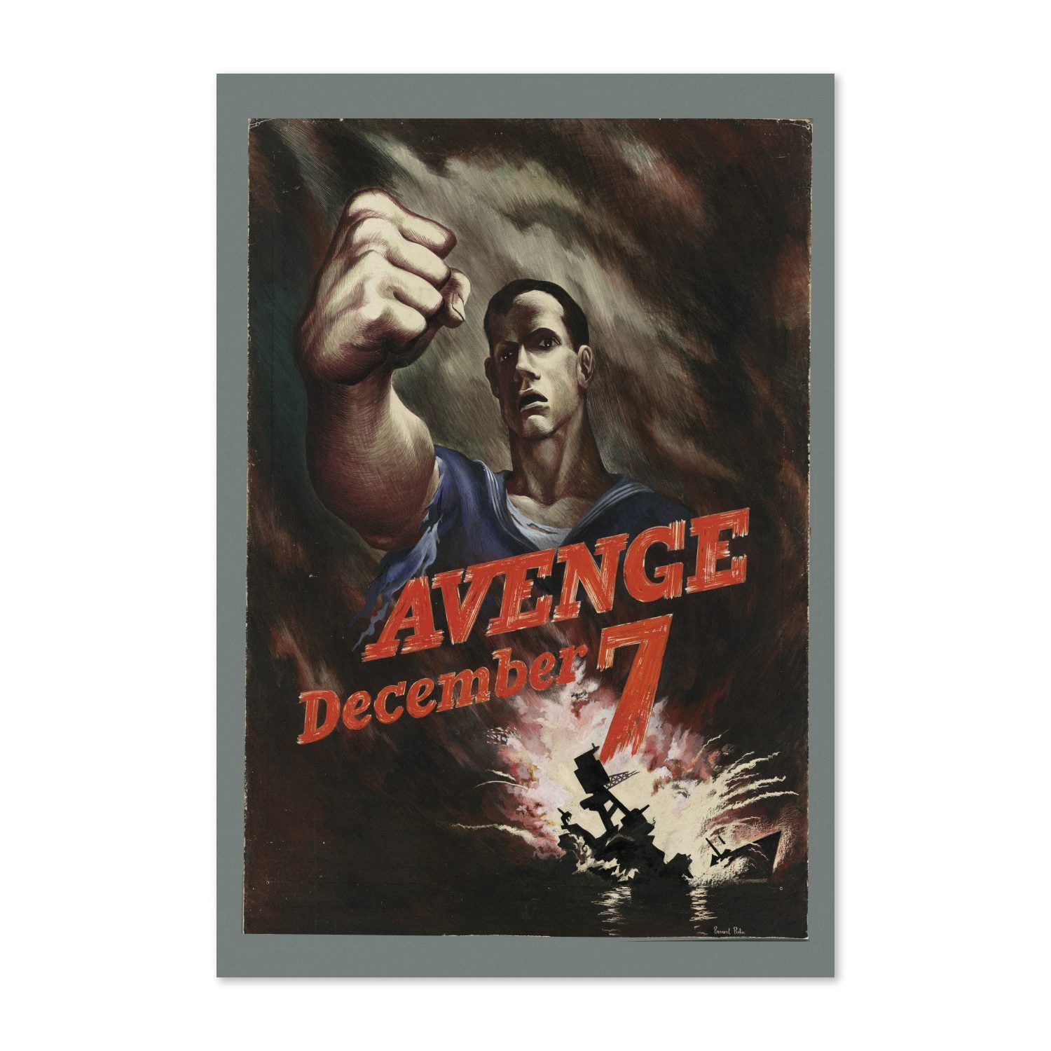 Avenge December 7 poster print