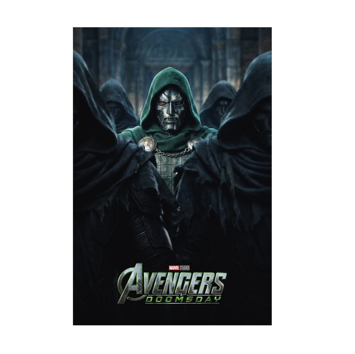 Avengers: Doomsday (2026) Movie Comic-Style Ensemble Art poster print