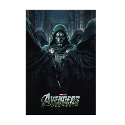 Avengers: Doomsday (2026) Movie Comic-Style Ensemble Art poster print