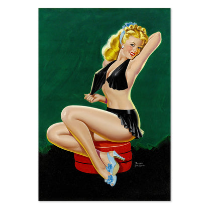 Babe in Black poster print