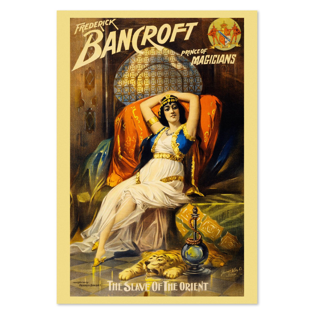 Frederick Bancroft Slave of the Orient poster print