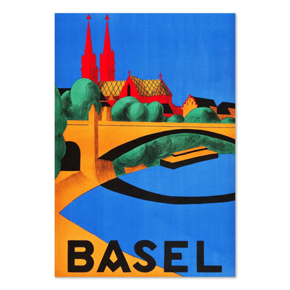 Basel Switzerland poster print