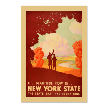 Beautiful New York State poster print