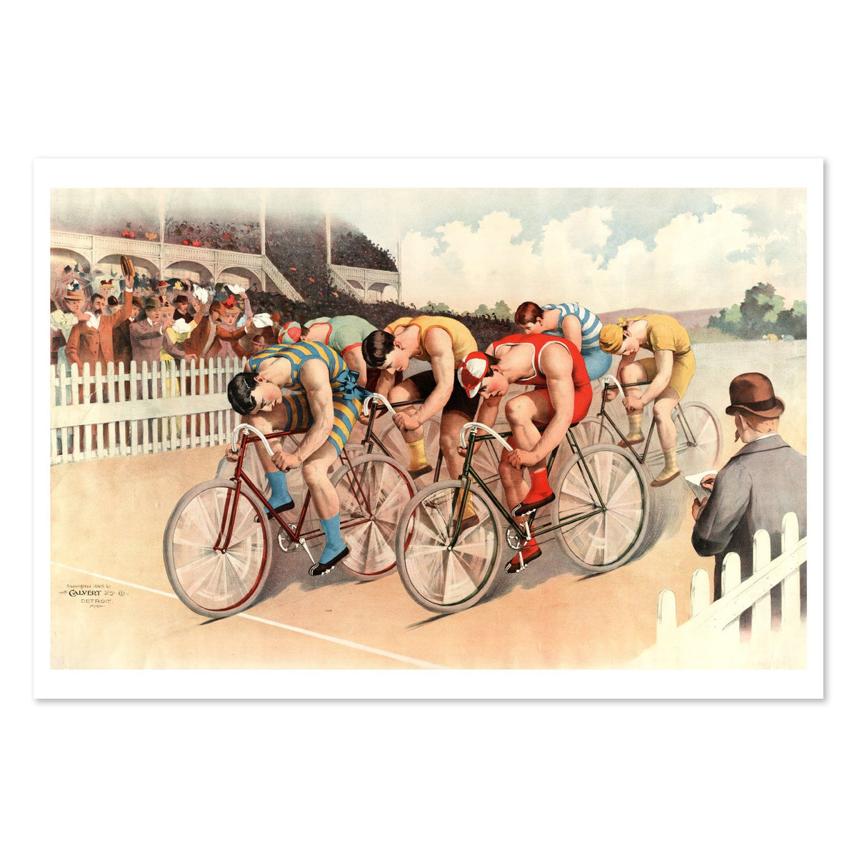Bicycle Race poster print