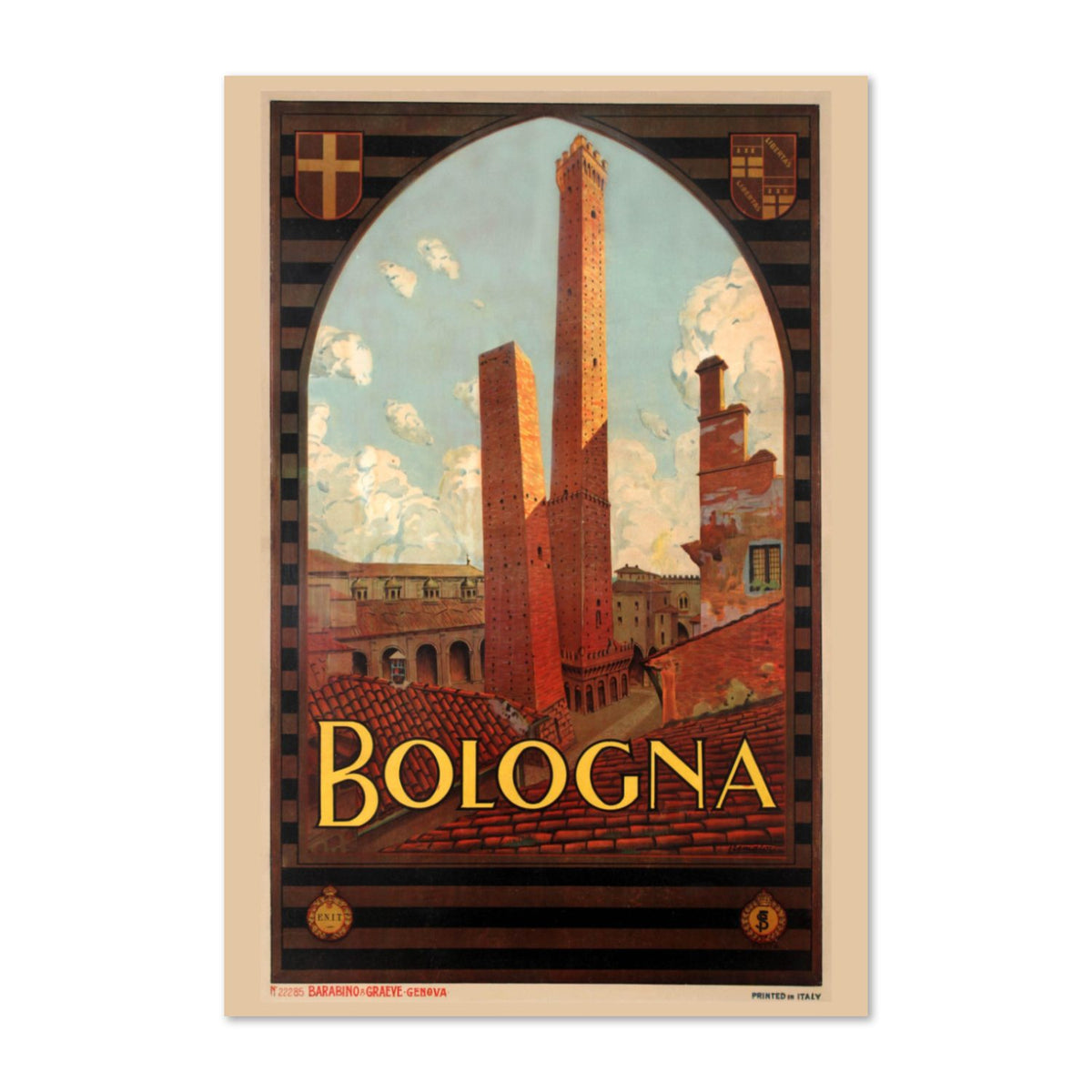 Bologna poster print